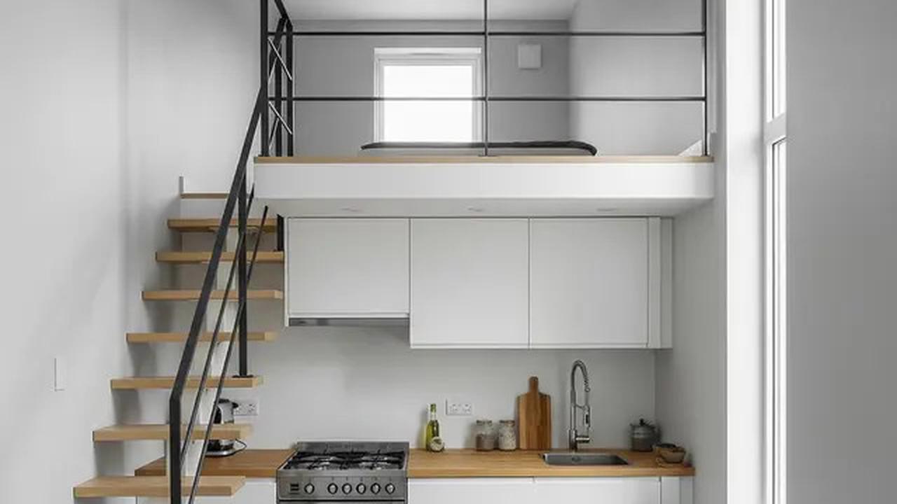 8 Ide Dapur Mezzanine di Rumah Mungil Hemat Biaya, Fungsional tapi Tetap Stylish