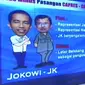 Berdasarkan hasil survey yang dihasilkan dari politisi senior Saiful Mujani pasangan Jokowi dan Jusuf Kalla tetap menempati tingkat kerterpilihan. 