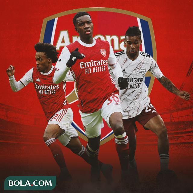 Arsenal - Willian, Eddie Nketiah, Reiss Nelson