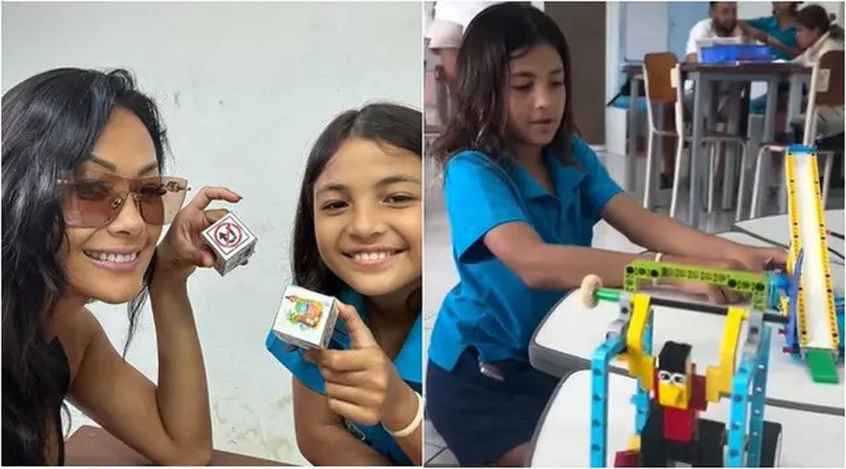 6 Potret Indah Kalalo dan Suami Ngabuburit di Sekolah Anak, Seru Banyak Kegiatan