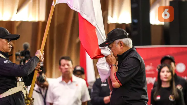 Foto: Siap Berlaga di Asian Games 2022, Tim Indonesia Resmi Dikukuhkan