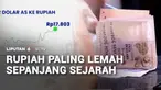Memasuki Lebaran Iduladha, nilai tukar rupiah terus tertekan. Satu dolar Amerika Serikat kini setara dengan Rp17.800.