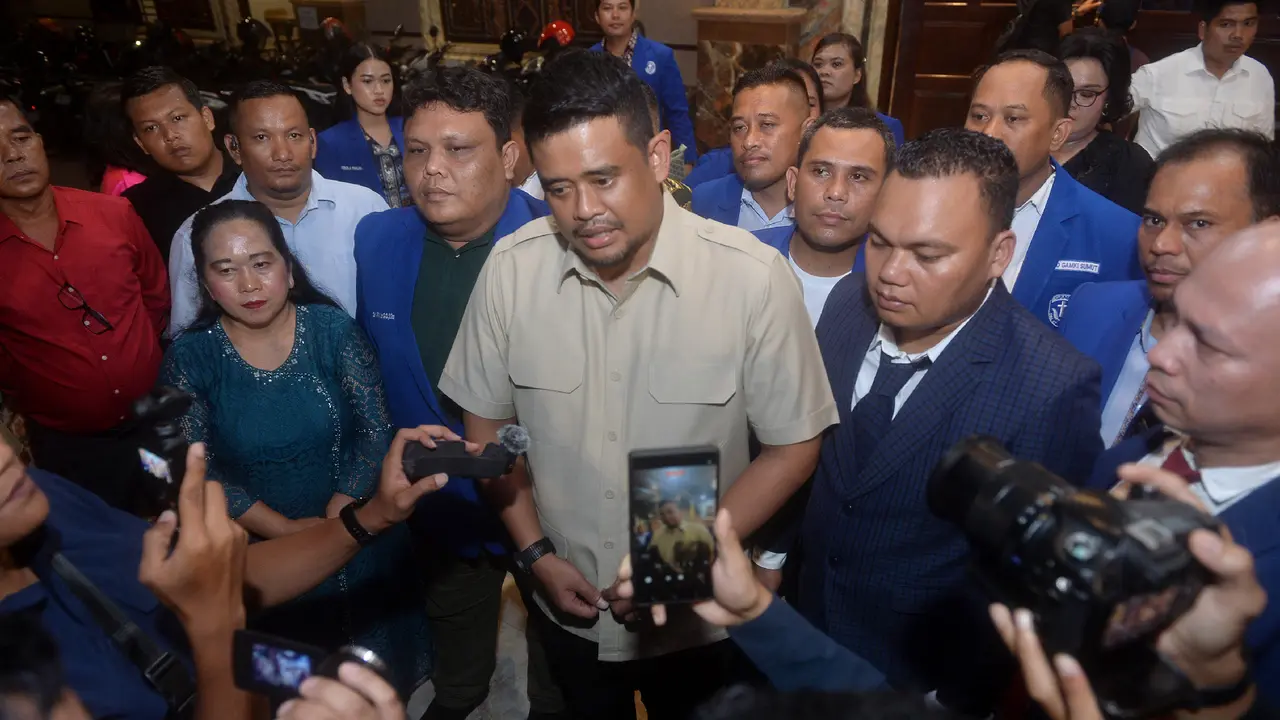 Gubernur Sumatera Utara Bobby Nasution menghadiri perayaan Natal 2025.
