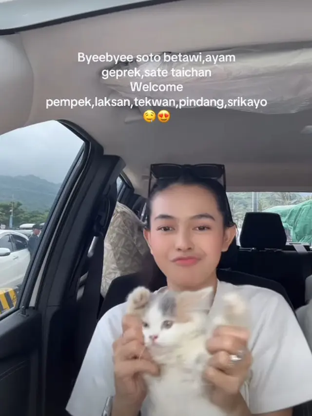 6 Potret Dinda Mahira Mudik Lebaran ke Palembang, Nikmati Perjalanan Pulkam Lewat Darat