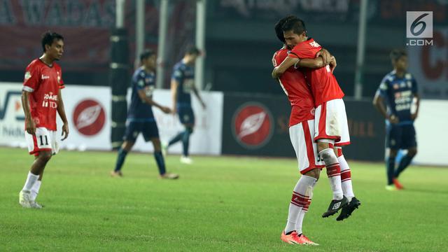 Ekspresi Pemain Persija Saat Menang Atas Arema FC