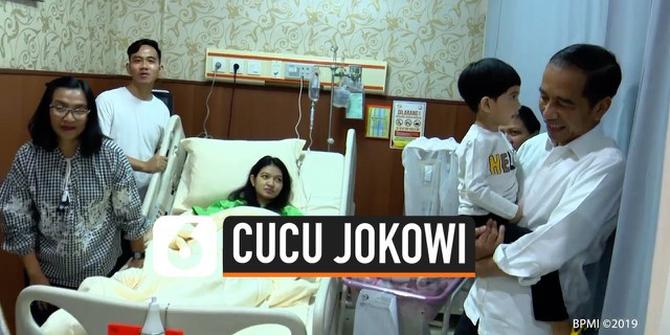 VIDEO: Momen Saat Jokowi Jenguk Cucu Ketiga di Solo