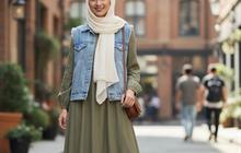 7 Model Gamis Terbaru Kombinasi Rompi, Inspirasi Tampil Stylish Tanpa Ribet