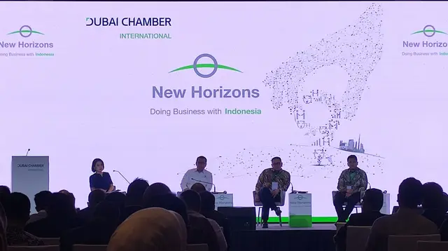 Forum bisnis khusus yang diselenggarakan oleh Dubai International Chambers di Jakarta yang bertajuk “Doing Business with Indonesia” (Foto.Liputan6.com/Fahmi Zaenal Mutakin)