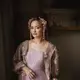 Didiet Maulana menghadirkan sebuah taman bunga pada gaun pengantin Joanna Alexandra (@joannalexandra)