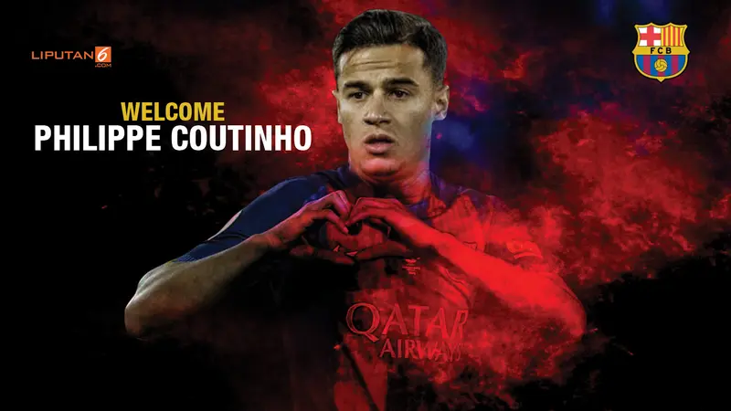 Philippe Coutinho resmi hijrah ke Barcelona (Foto: Liputan6.com/ Tri Yasni)