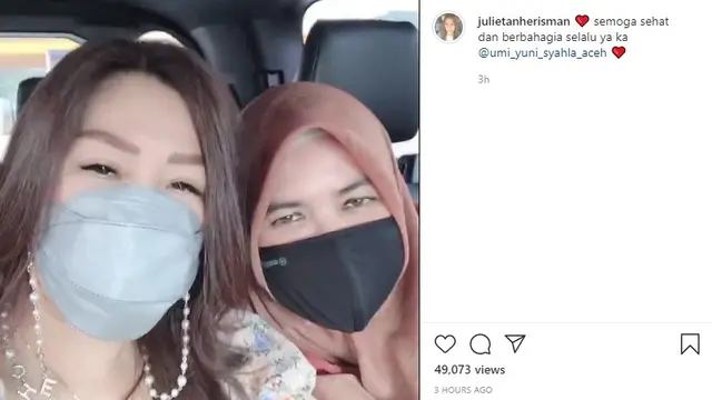 Wahyuniati Al-Waly - Julie Tan Herisman (Foto: Instagram/@julietanherisman)
