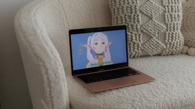 Ilustrasi menonton Anime