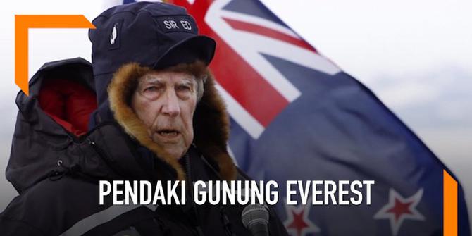 VIDEO: Sosok Pendaki Pertama Gunung Everest