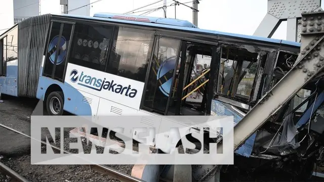 News Flash: PT KAI Selidiki Kasus Kecelakaan KA Senja Utama, Transjakarta, dan Avanza