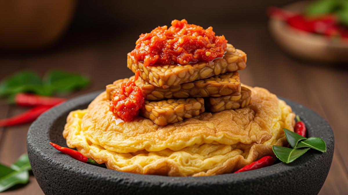 Cara Membuat Tempe Telor Penyet yang Enak dan Mudah, Rasanya Bikin Ketagihan
