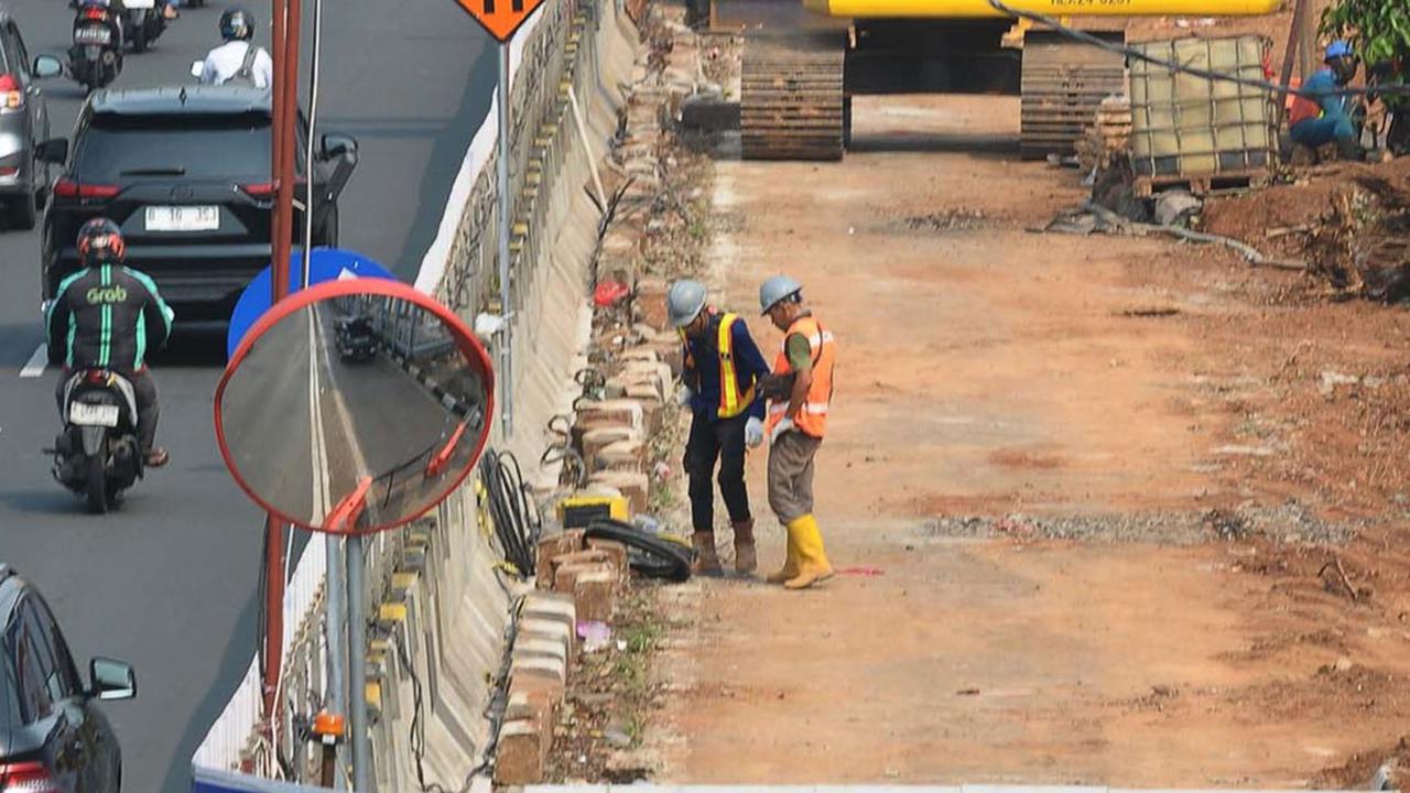 FOTO: LRT Jakarta Velodrome-Manggarai Mulai Pengeboran Fondasi