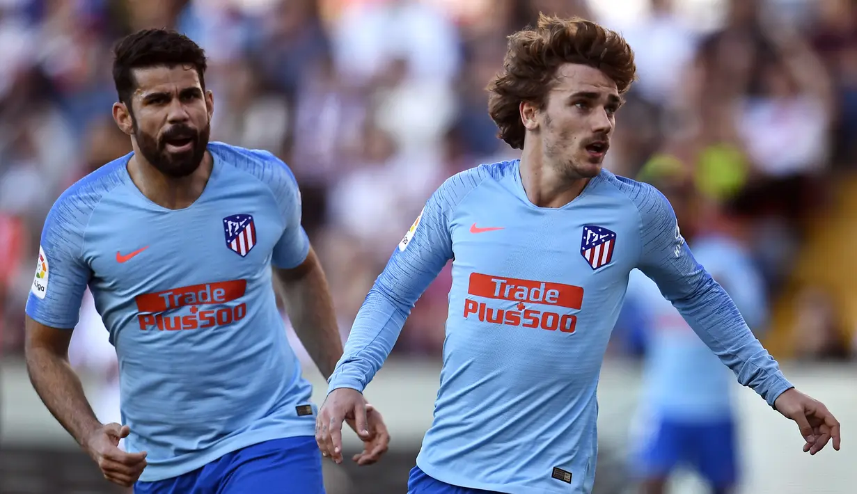 4. Antoine Griezmann (Atletico Madrid) - 12 gol dan 7 assist (AFP/Oscar del Pozo)