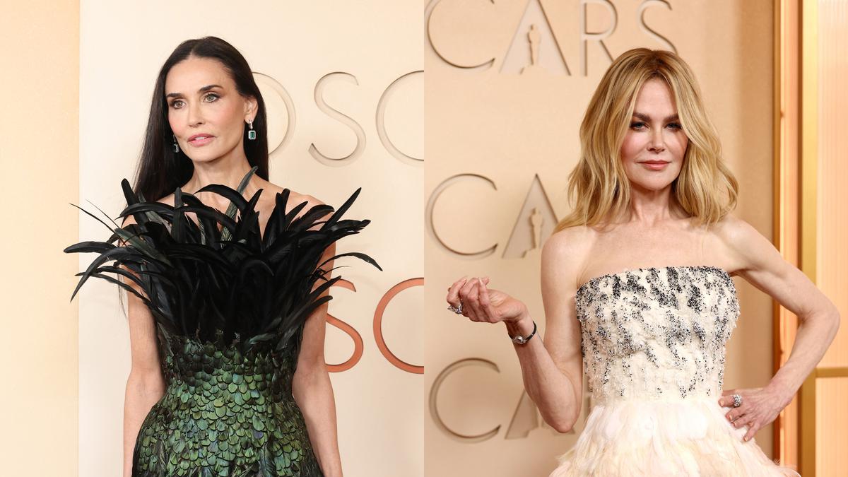 Adu Gaya Bintang di Karpet Merah Oscar 2026, Nicole Kidman versus Demi Moore