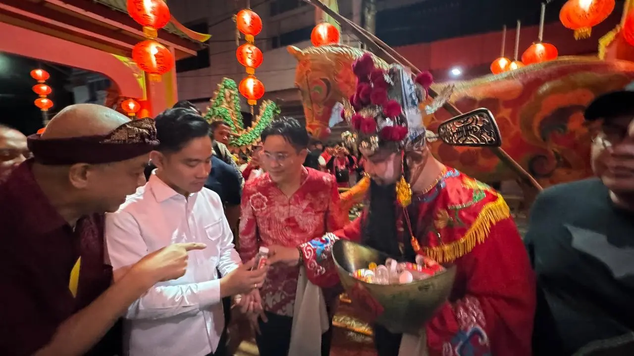 Wapres Gibran Rakabuming Raka menyampaikan ucapan Selamat Tahun Baru Imlek 2577 Kongzili.