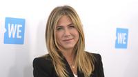 Jennifer Aniston disebut-sebut memberikan ancaman serius kepada Justin Theroux yang tengah dekat dengan Selena Gomez. (Richard Shotwell/Invision/AP)