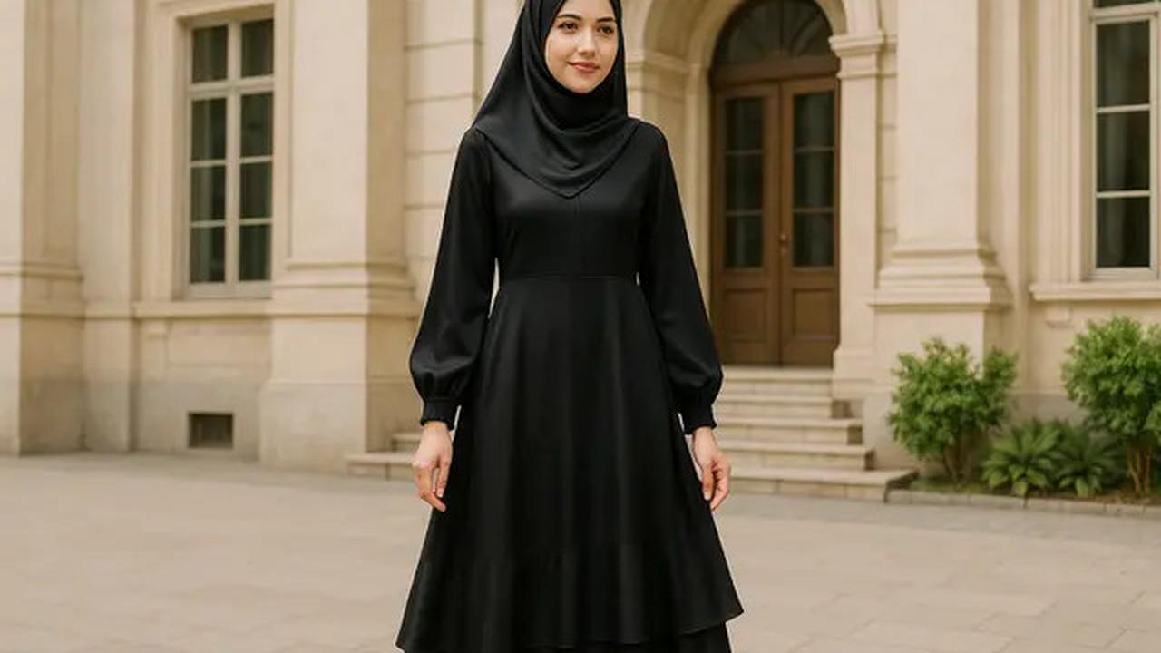 Inspirasi Dress Hitam Berlayer yang Bikin Penampilan Makin Anggun dan Elegan