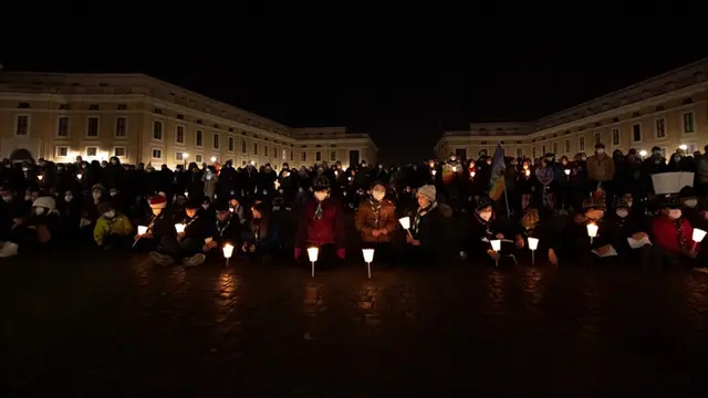 FOTO: Doa untuk Perdamaian Ukraina dari Vatikan
