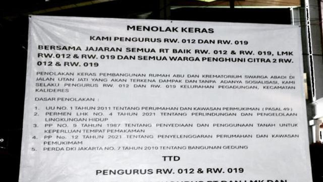 Gubernur Jakarta Pramono Anung Buka Suara Soal Krematorium Kalideres Ditolak Warga