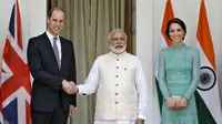 Pertemuan PM India Narendra Modi dan Pangeran William jadi perhatian para netizen (Reuters)