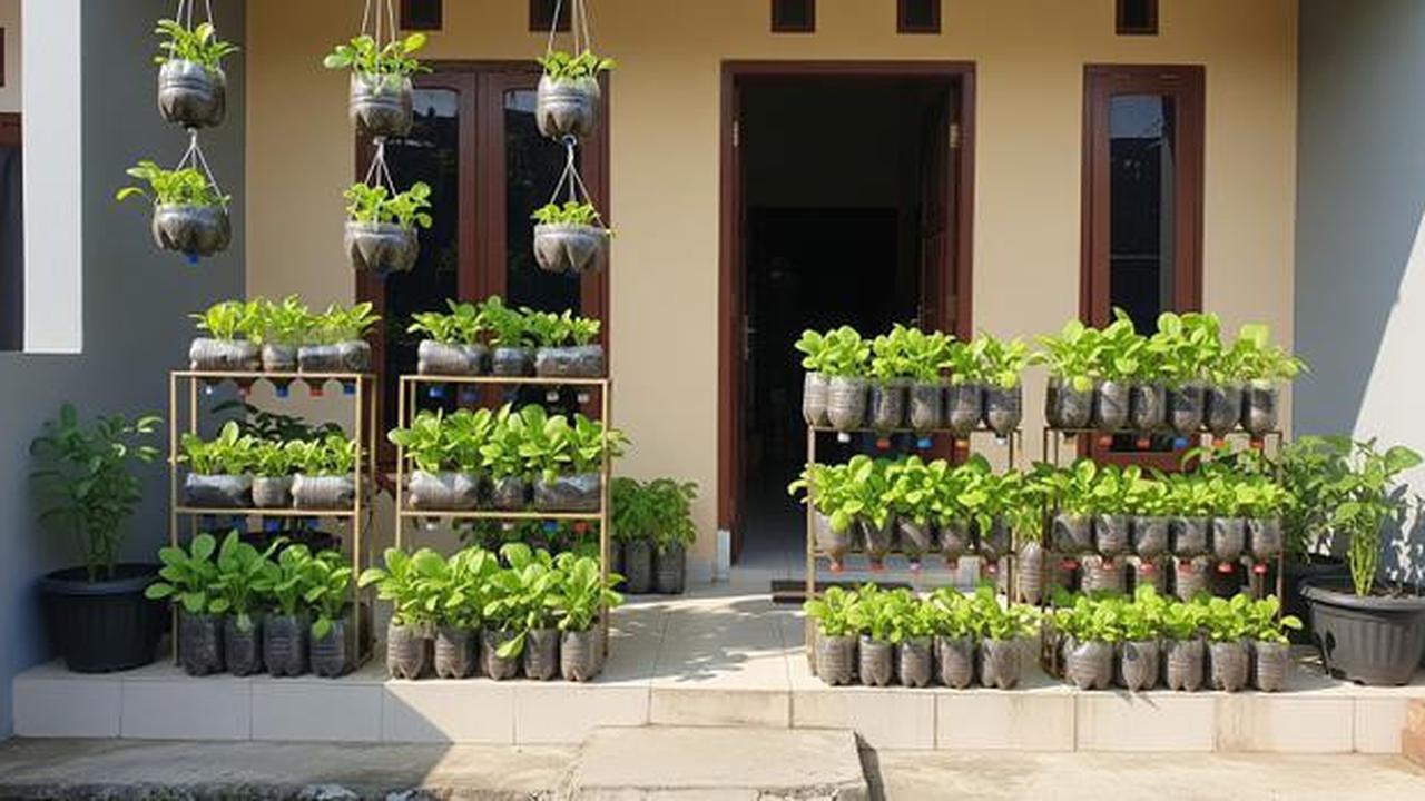 10 Jenis Sayuran yang Bisa Ditanam di Botol Plastik Bekas, Cocok Jadi Hiasan Teras