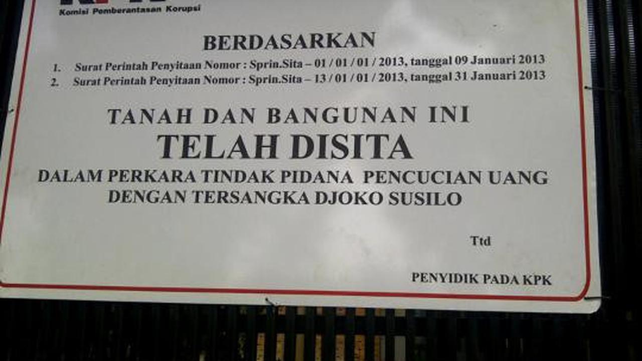 KPK sita rumah Irjen (Pol) Djoko Susilo 