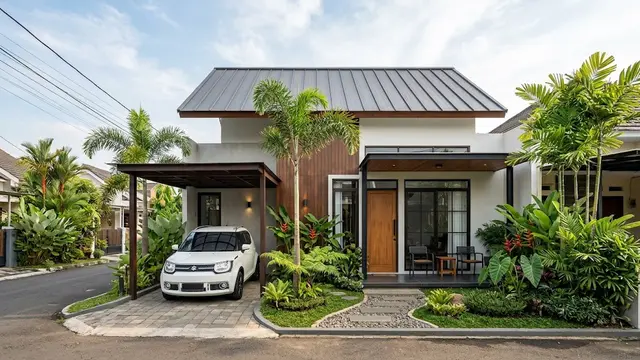 Desain Rumah Type 60 Tropis Minimalis