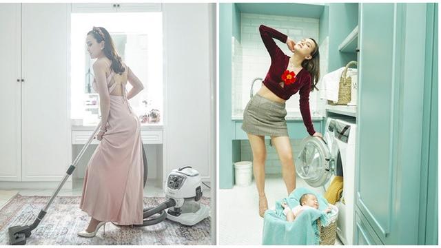 Gaya 5 Artis Cantik saat Bersih-bersih Rumah, Penampilannya Curi Perhatian