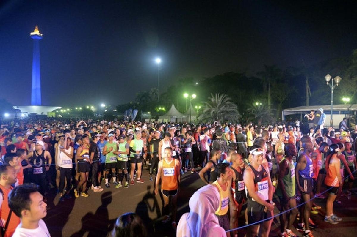 Begini ramainya Jakarta Marathon dengan 15.000 peserta