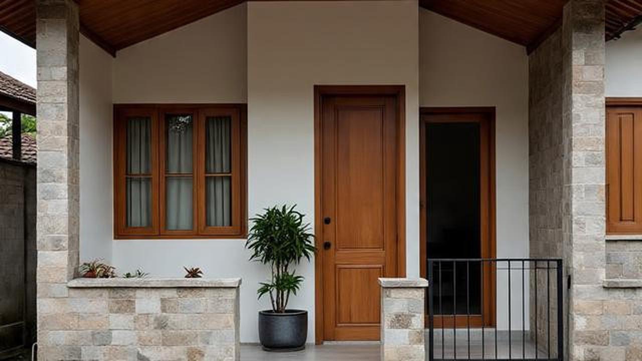 9 Desain Rumah Kampung Terlihat Mewah Seperti Rumah Rp500 Juta, Hunian Sederhana Modern