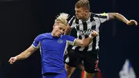 Pertandingan antara Chelsea vs Newcastle berjalan cukup sengit. Kedua tim sama-sama tampil menyerang sejak awal laga. (Todd Kirkland/Getty Images for Premier League/AFP)