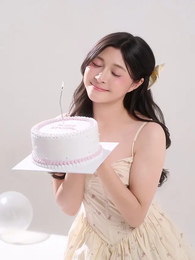 Nasha Anaya Putri Pasha Ungu dan Okie Agustina Rayakan Ulang Tahun ke-17 pita kuning. [@nasha.anayaa]