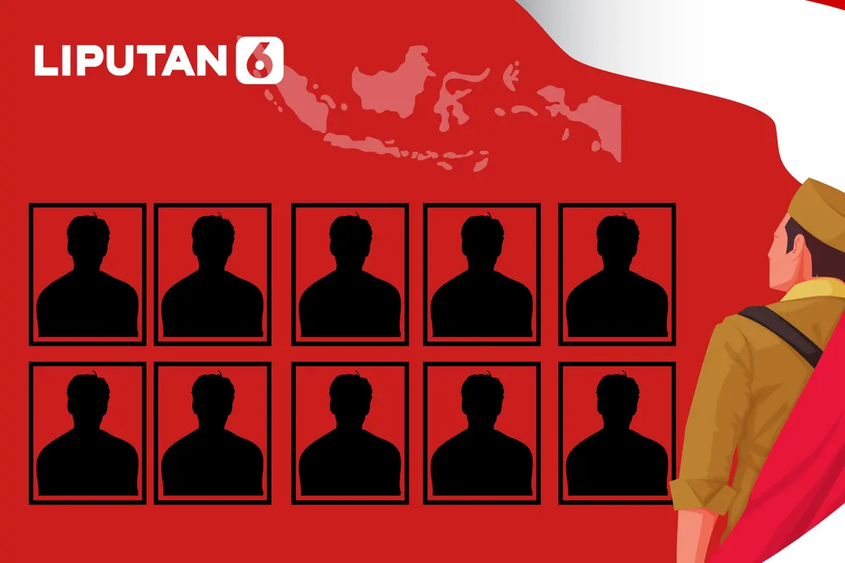 Banner Infografis 10 Tokoh Ditetapkan Jadi Pahlawan Nasional.