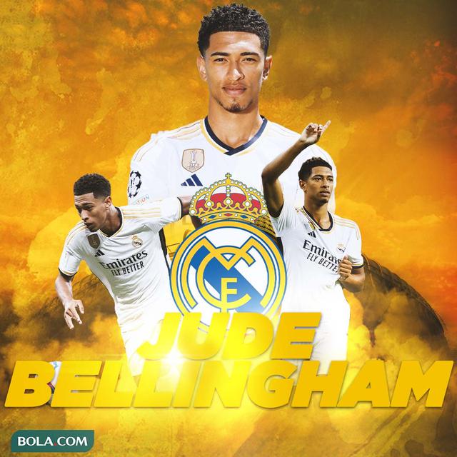 Real Madrid - Ilustrasi Jude Bellingham