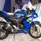 Gixxer SF terbaru kali ini didukung peranti rem cakram pada roda belakang dan sistem injeksi.