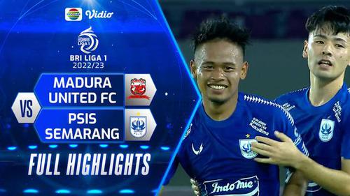 VIDEO: Highlights BRI Liga 1, PSIS Lumat Madura United 3-0