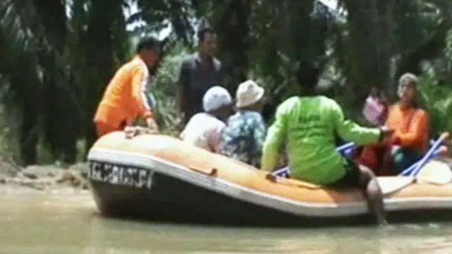 Banjir di Labuhan Batu, Ratusan Rumah Terendam