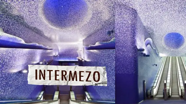 INTERMEZO : Penampakan Stasiun Kereta di Luar Angkasa