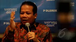 Menurut Taufik di usia yang ke 100 hari, Jokowi dinilai masih gagal dalam mengolah pemerintahannya. Hal itu terlihat saat Jokowi tak bisa mengambil ketegasan untuk menyelesaikan polemik antara KPK-Polri, Jakarta, Sabtu (7/2). (Liputan6.com/Johan Tallo)