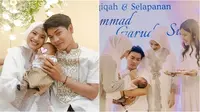 Momen akikah anak Tri Suaka dan Nabila Maharani. (Sumber: Instagram/nabilaamw)
