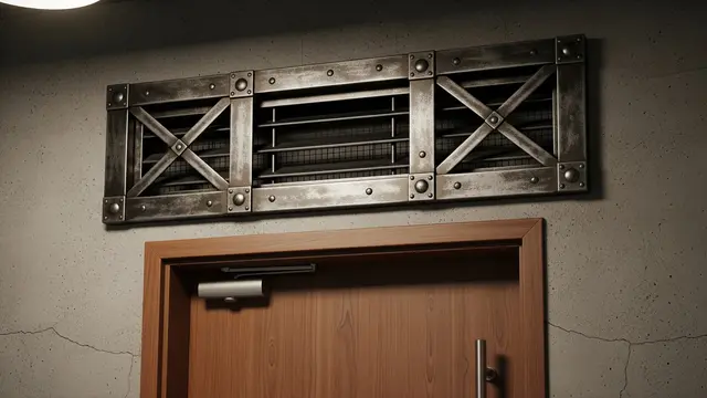 Lubang angin di atas pintu