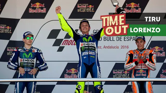 VIDEO: Valentino Rossi Tiru Jorge Lorenzo