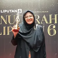 Findy Oktavian, peraih Anugerah Perempuan Hebat 2025 kategori UMKM. (dok. Liputan6.com/Dinny Mutiah)