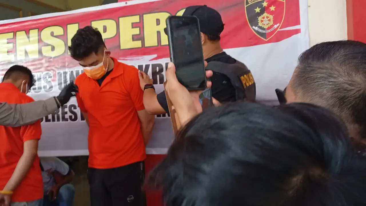 Wilson Lukman alias Koko tersangka penganiayaan calon LC. (Liputan6.com/Ajang Nurdin)