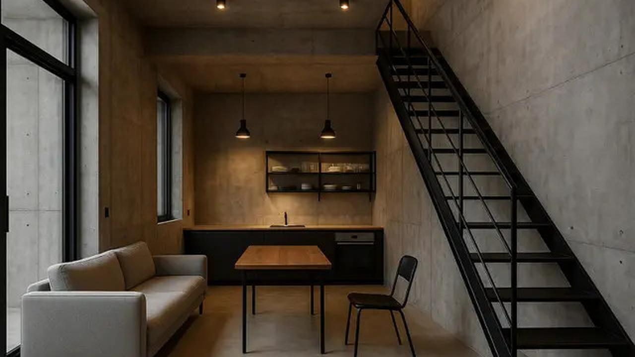 8 Rumah 5x7 Industrial Minimalis, Hunian Jadi Terasa Lapang dan Estetik