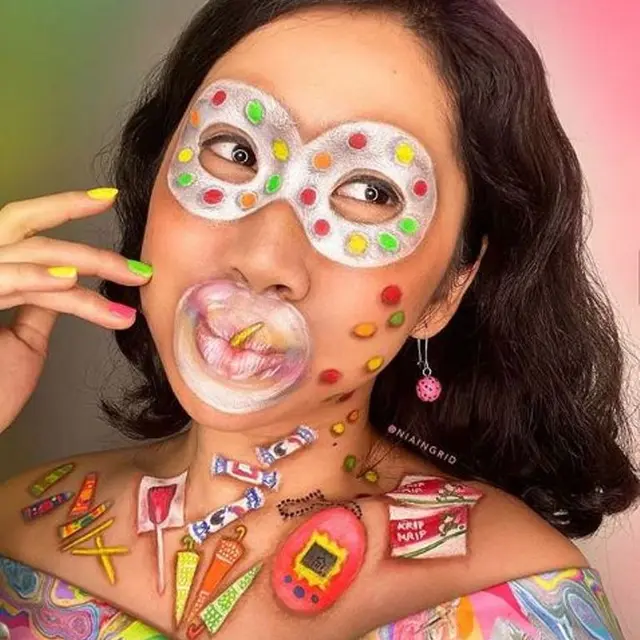 Kuliner Indonesia Jadi Konsep Face Painting